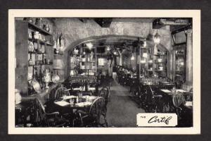 NY Interior view Cortile Restaurant New York City Postcard NYC  Carte Postale