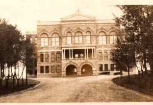 RPPC  North Dakota  State Capitol  Bismarck  Real Photo Postcard