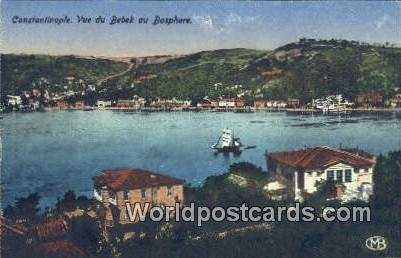 Vue du Bedek au Bosphore Constantinople, Turkey Unused 