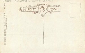 Artist impression Aviation Humor Comic 1920s Postcard Bamforth 11640