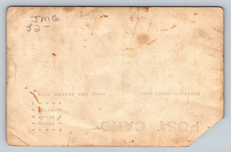 RPPC  Model T Ford  Men Cruising   Postcard