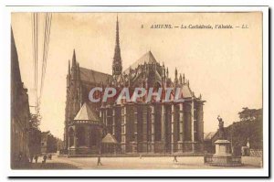 Amiens Old Postcard The cathedral l & # 39abside