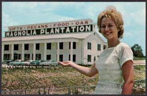 Magnolia Plantation,Tifton,GA Postcard