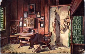 Postcard Germany Tuck 7082 Eisenach - Luther's Room