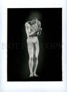 130674 Man Russia BALLET DANCER Stage Old REAL PHOTO