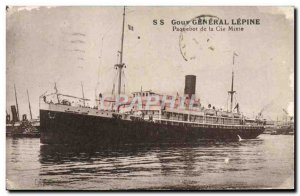 Postcard Old Boat Cruise Co. Mixed SS General Govt Lepine