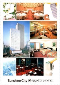 Tokyo, Japan  SUNSHINE CITY PRINCE HOTEL  Room/Cafe/Restaurant  4X6  Postcard