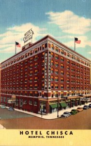 Tennessee Memphis Hotel Chisca Curteich