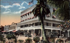 West Palm Beach Florida FL Hotel Palms c1910 Vintage Postcard
