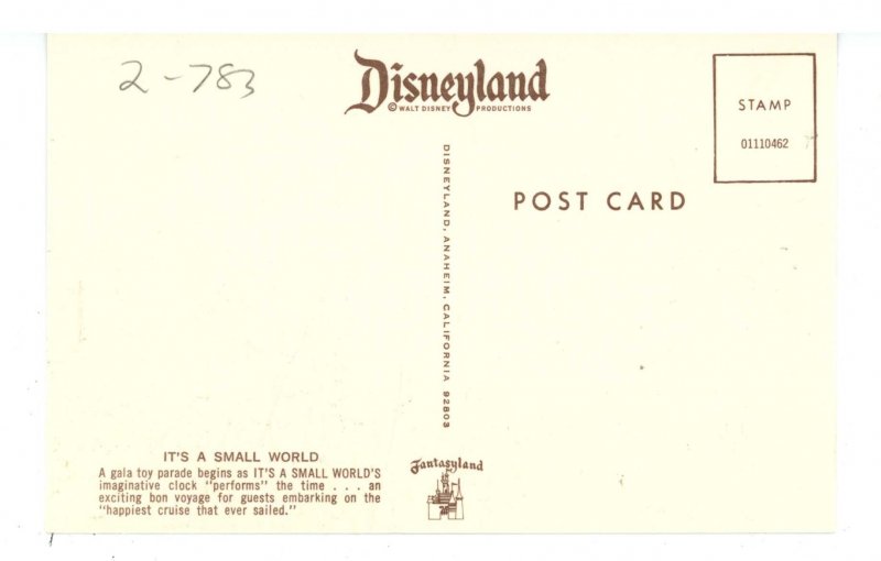 CA - Anaheim, Disneyland. It's A Small World Scene