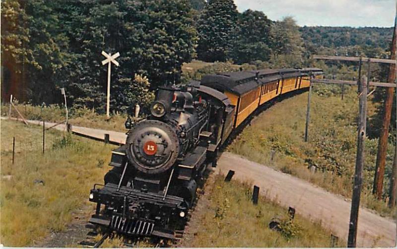 Steamtown U.S.A Bellow Falls Excursion Train in Vermont, Chrome