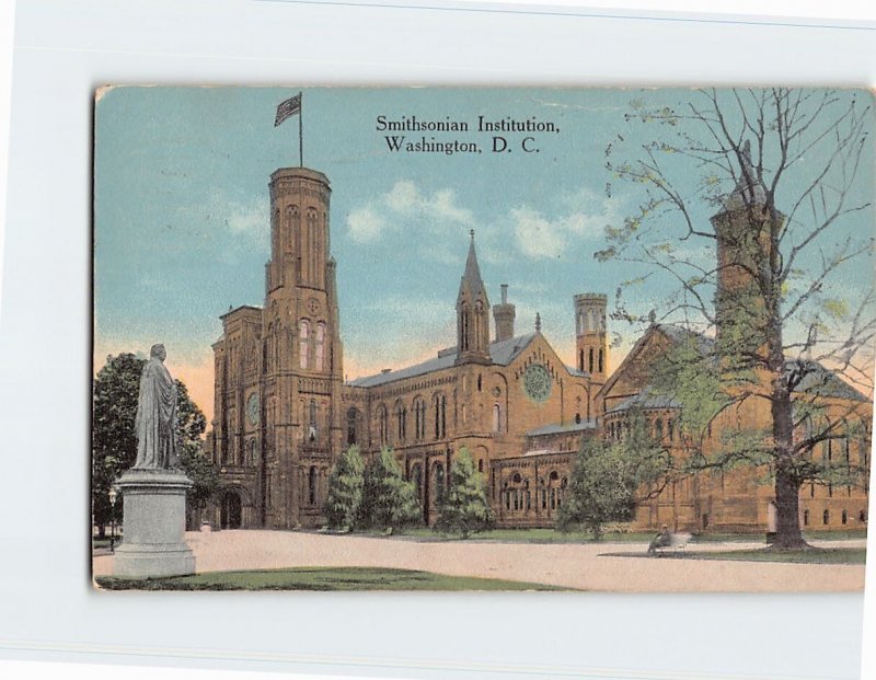 Postcard Smithsonian Institution, Washington, District of Columbia