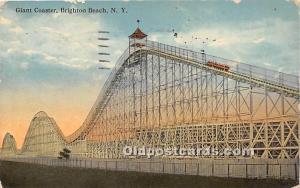 Giant Coaster Brighton Beach, NY, USA 1918 