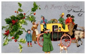 Christmas ,  Stage Coach, Travellers Drinking
