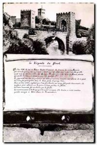 Postcard Modern Sauveterre of Bearn The legend of the bridge