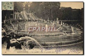 Postcard Old Saint Cloud Cascades of the Great Water Day