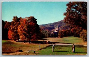 Hot Springs  Virginia  The Homestead Golf Course  Postcard