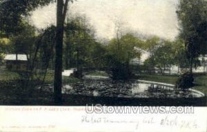 F.E. Lee's Lawn - Dowagiac, Michigan MI Postcard