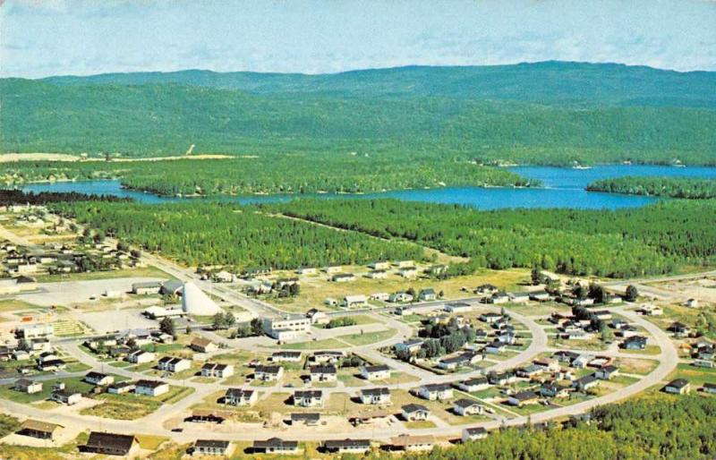 St David de Falardeau Quebec Canada Birds Eye View Vintage Postcard J60180