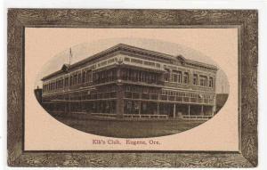 Elk's Club Eugene Oregon 1910c postcard