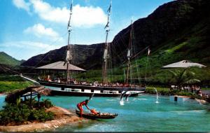 Hawaii Honolulu Sea Life Park Polynesian Maiden Outrigger Canoe & Essex...