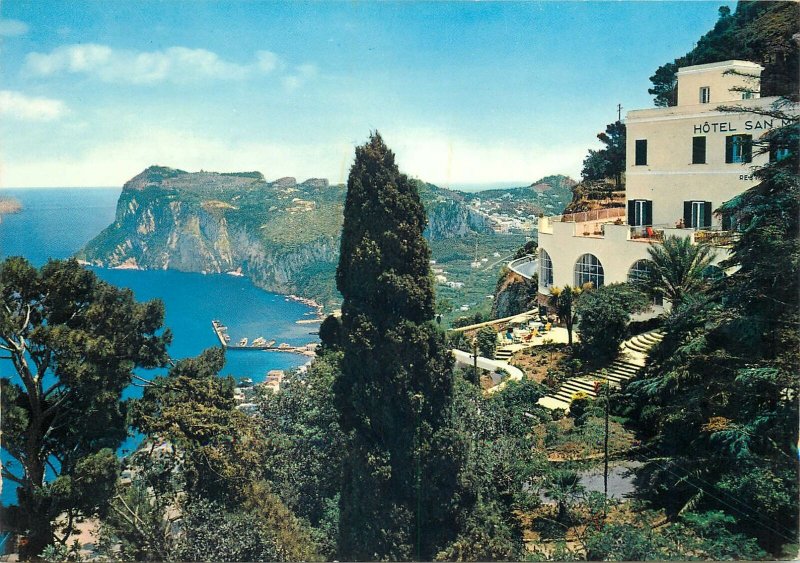 Postcard Italy Capri hotel san Michele Anacapri