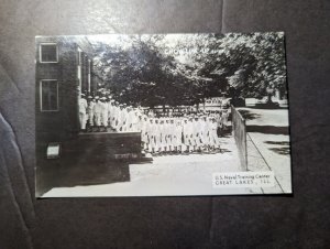 Mint USA Military RPPC Postcard US Naval Training Center Great Lakes IL