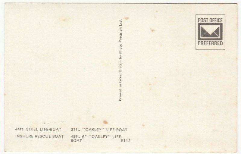 Shipping; RNLI Lifeboats Multiview RP PPC Unposted, c 1970's, Shows 44Ft Oakley