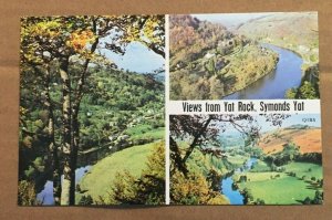 UNUSED  POSTCARD - VIEWS FROM YAT ROCK, SYMONDS YAT, HEREFORDSHIRE, ENGLAND