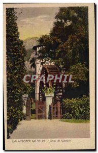 Old Postcard Bad Munster am Stein Party im Kurpark