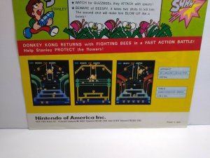 Nintendo Donkey Kong 3 Arcade FLYER Original 1983 Video Game Art Print Retro 