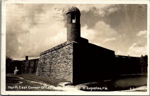 1953 ST. AUGUSTINE FLA. CASTLE DE SAN MARCOS REAL PHOTO POSTCARD 17-104