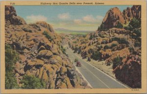 Postcard Highway thru Granite Dells near Prescott AZ