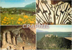 Postcard Modern Dreistetten ausflugsziel einhornhole zitherwrit ruin Starhemberg