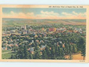 Linen PANORAMIC VIEW Rapid City South Dakota SD F9526