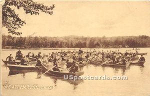 Regatta Day - Lake Huntington, New York NY Postcard