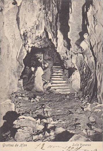 Belgium Grotte de Han Salle Vigneron 1904