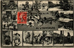 CPA Folklore - Auvergne - Souvenir de l'Auvergne - Scenes (772940)