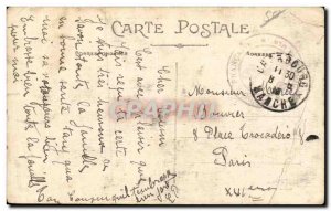 Old Postcard Cherbourg Sailing returning to port