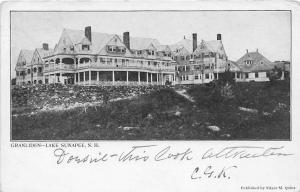 Granliden Hotel Lake Sunapee New Hampshire 1905c postcard