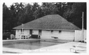 Bonneville Swimming Pool Moffett's Hot Springs Washington 1930s Postcard 13779