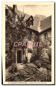 Old Postcard The Grande Chartreuse The Garden of Pere a Chartreux