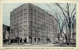 Ambassador Hotel - MIlwaukee, Wisconsin WI Postcard