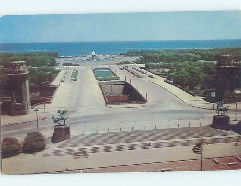 Unused Pre-1980 GRANT PARK CONCOURSE Chicago Illinois IL A4625@
