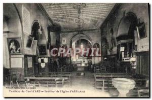 Postcard Ancient Tomb Du Cure D & # 39Ars Interior From & # 39Eglise