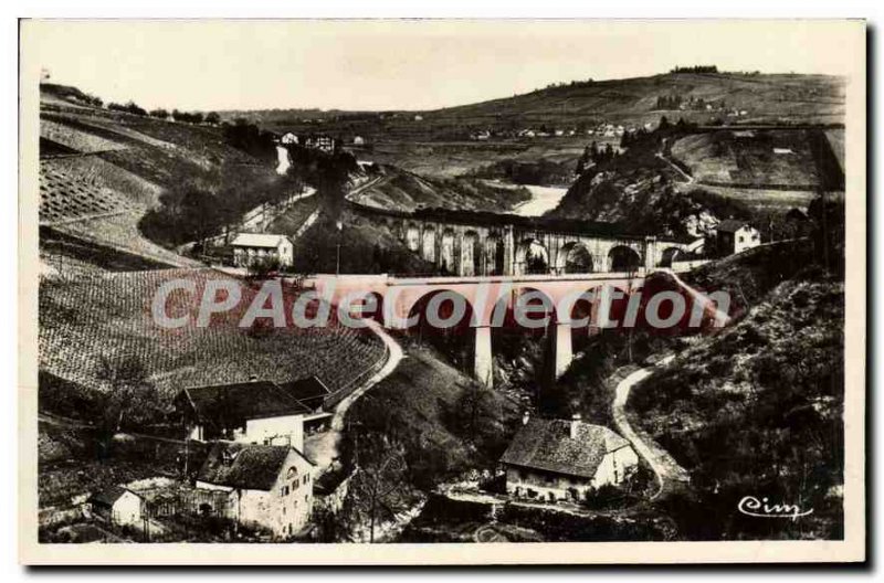 Old Postcard The Savoy Saleve Mornex Bridge and Viaduct From Viaison