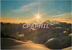 Postcard Modern albun alta montagna view over 4000 m