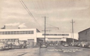 Bristol Pennsylvania Kaiser Metal Plant Factory Vintage Postcard AA58685