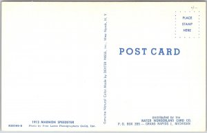 1913 Marmon Speedster, Automobile, Red Car, Transportation, Vintage Postcard