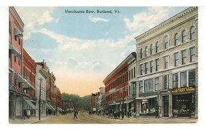 VT - Rutland. Merchants Row